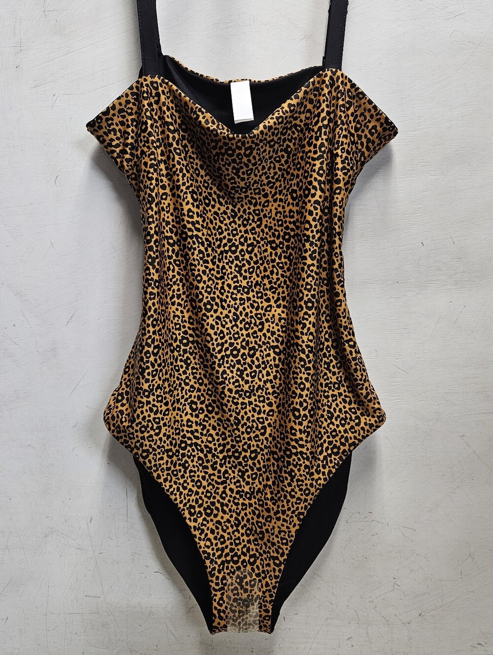 Old Navy One Piece XL Tall Leopard Print Reversible Swimsuit Swimwear New NWOT